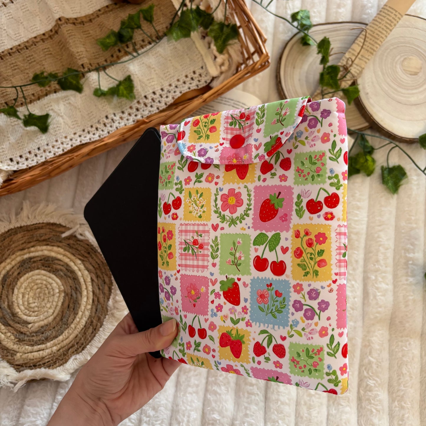 Funda kindle/kobo libra colour mix primaveral