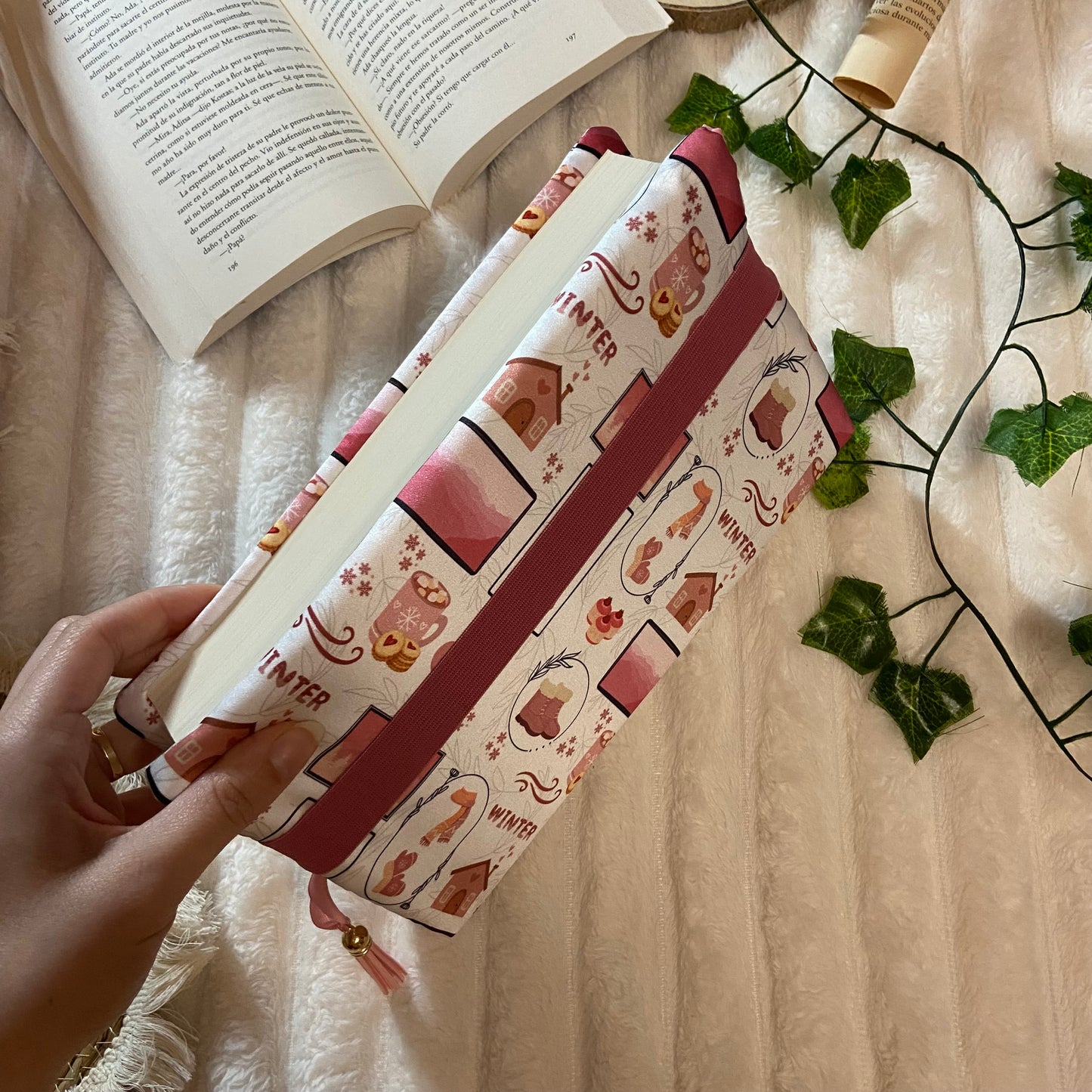 Funda ajustable hello pink winter