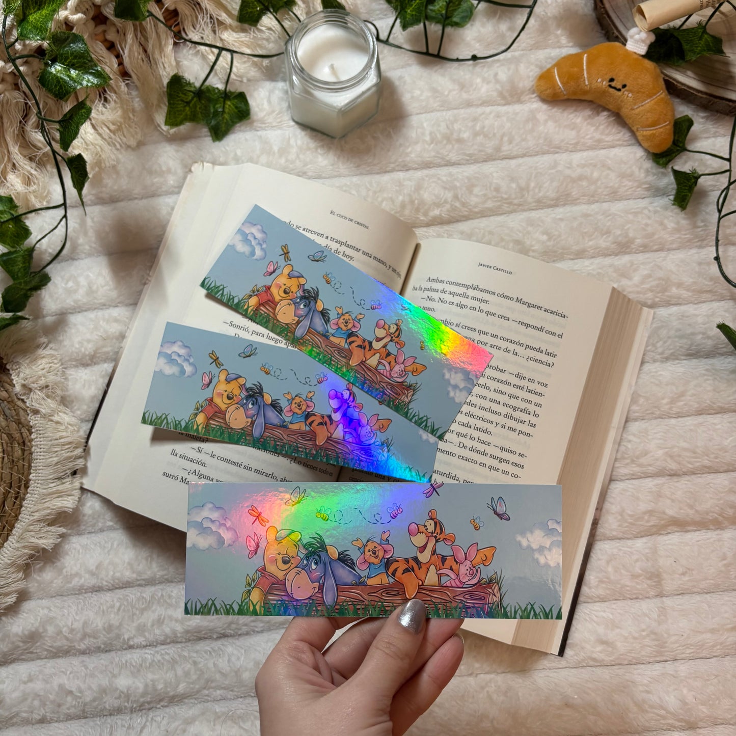 Marcapáginas Winnie the Pooh holográfico