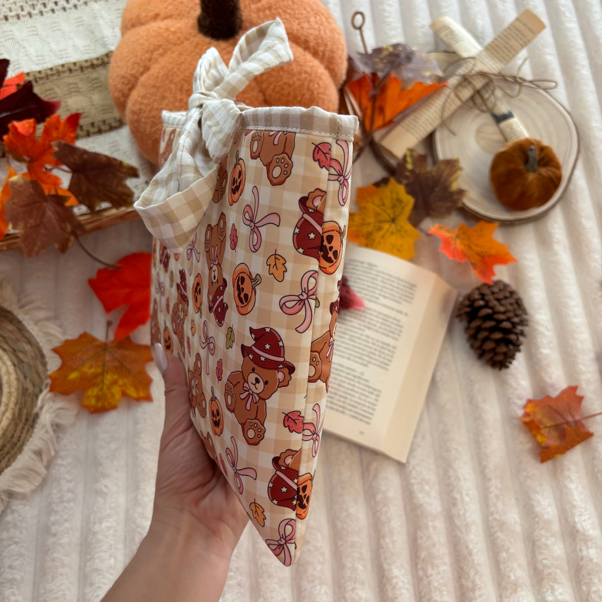 Funda literaria ositos spooky