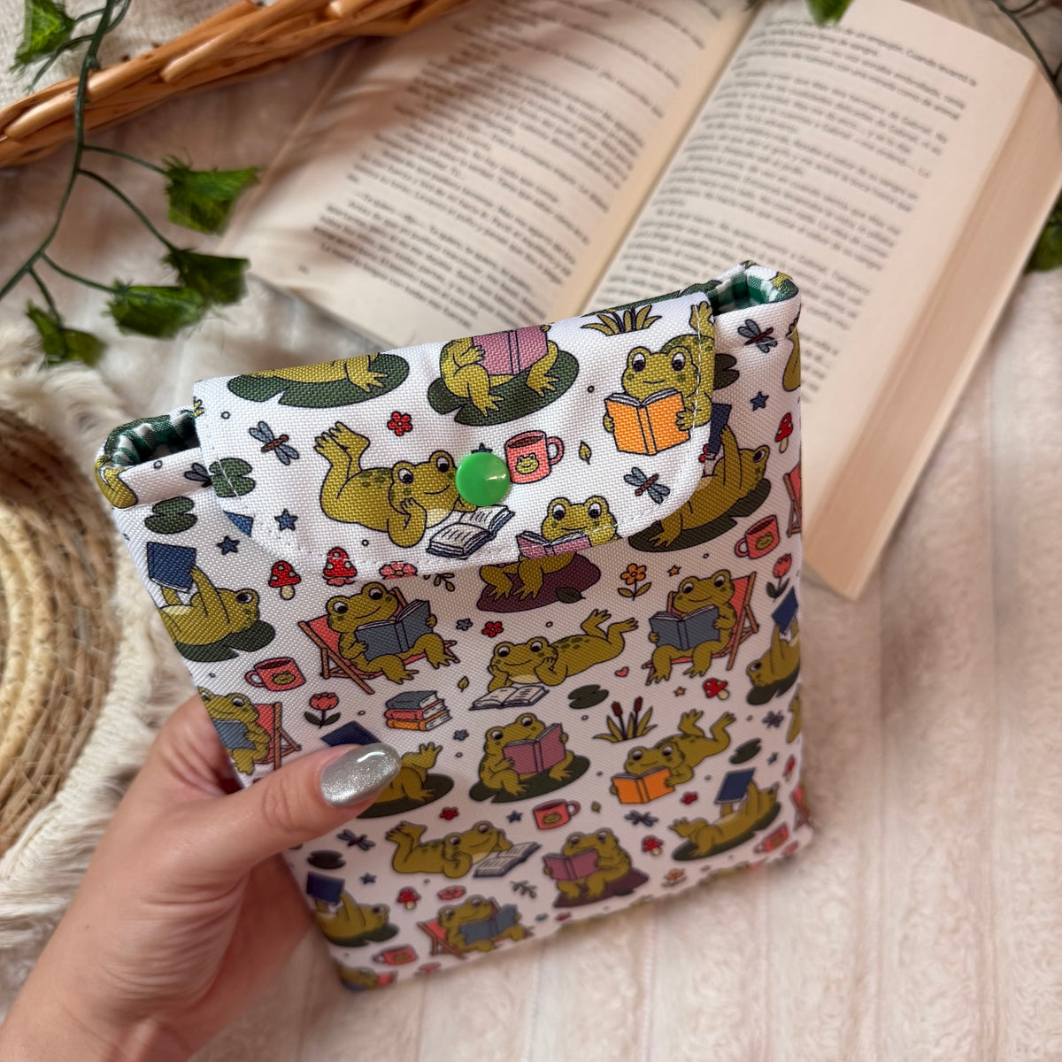 Funda kindle/kobo libra colour ranitas lectoras impermeable