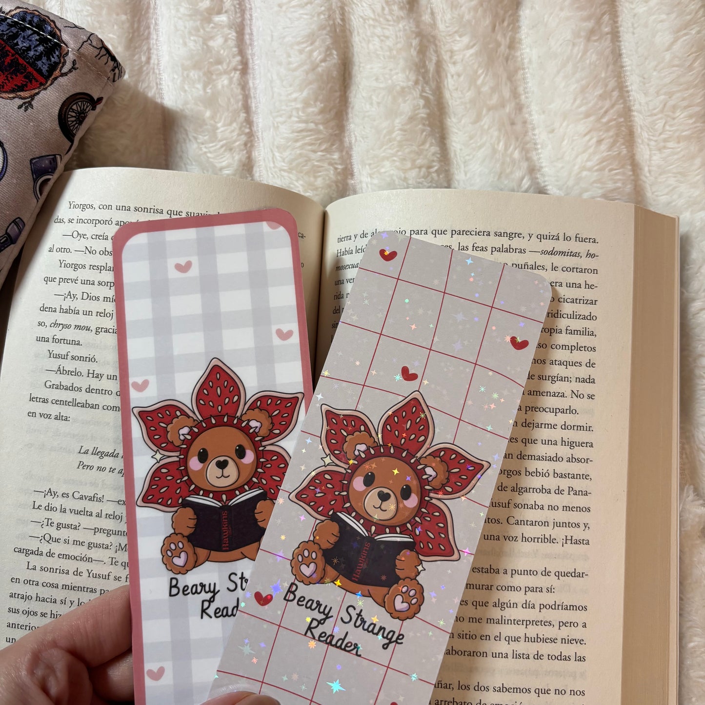 Pack 2 marcapáginas Beary Strange Reader
