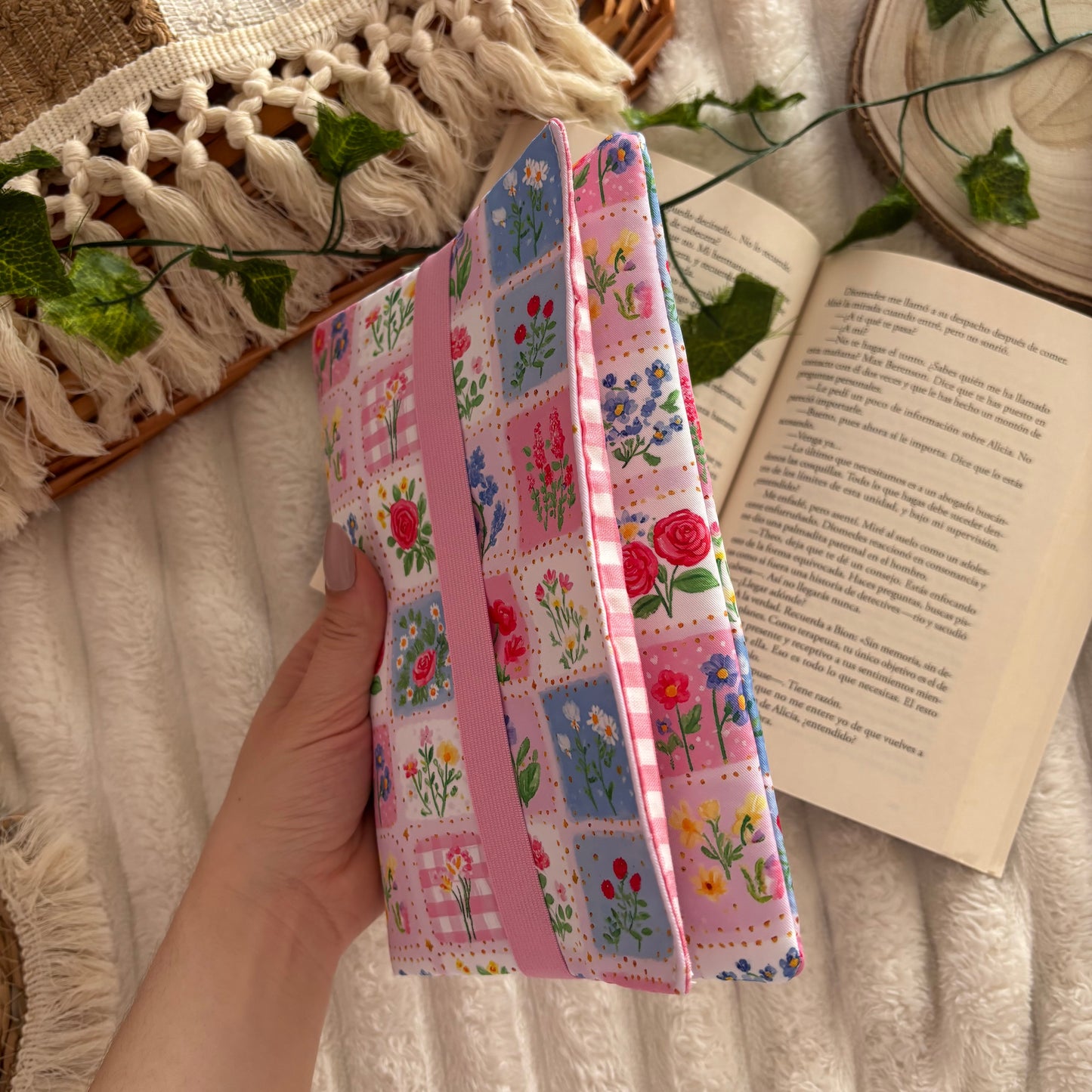 Funda de solapas para ebook esencia primaveral