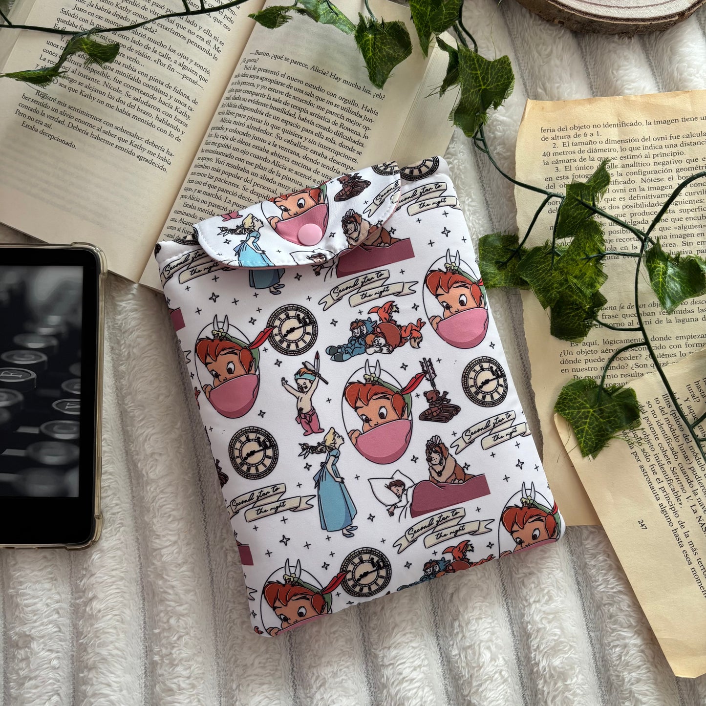 Funda kindle/kobo libra colour niños perdidos Peter Pan