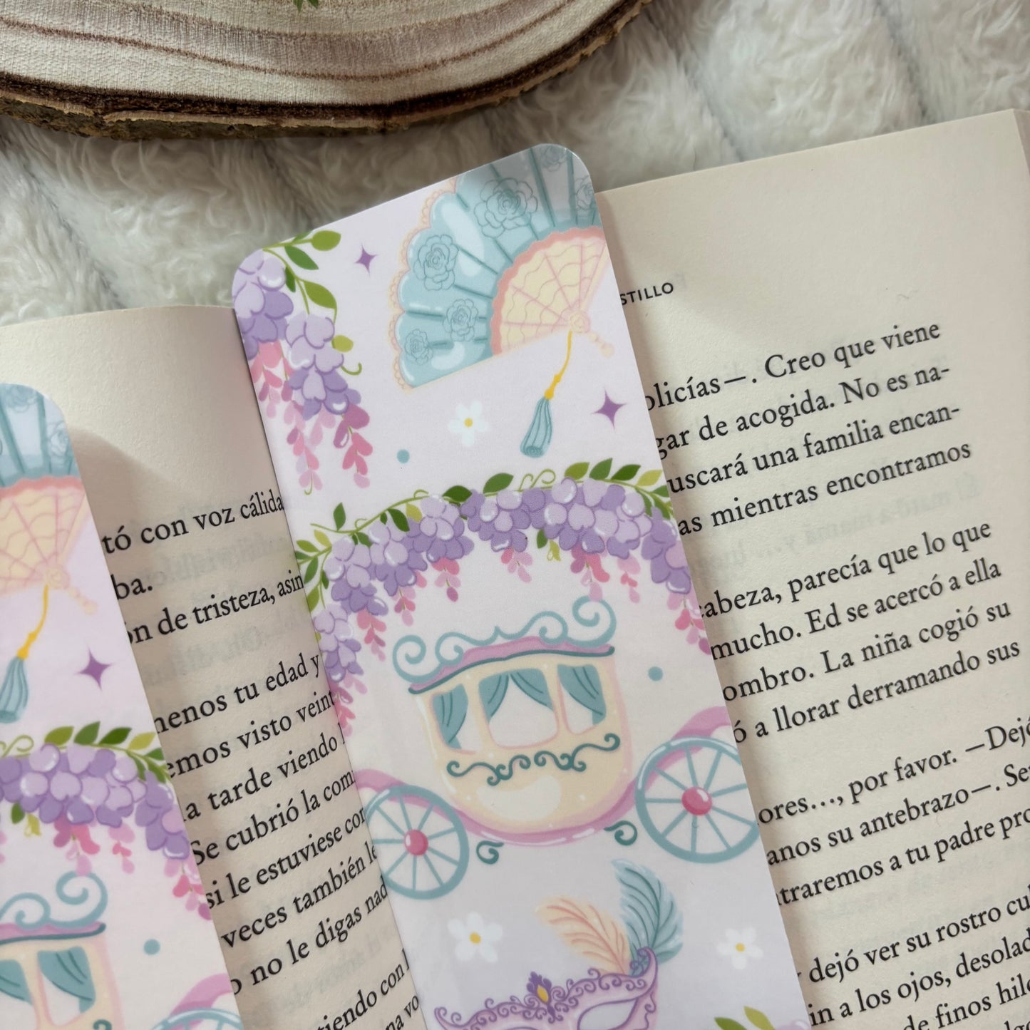 Marcapáginas carruaje Bridgerton