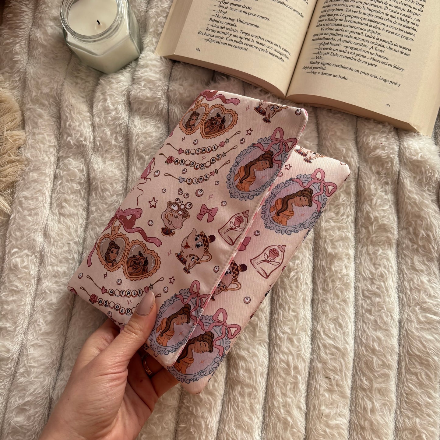 Funda de solapas para ebook Tale as old as time Bella y Bestia