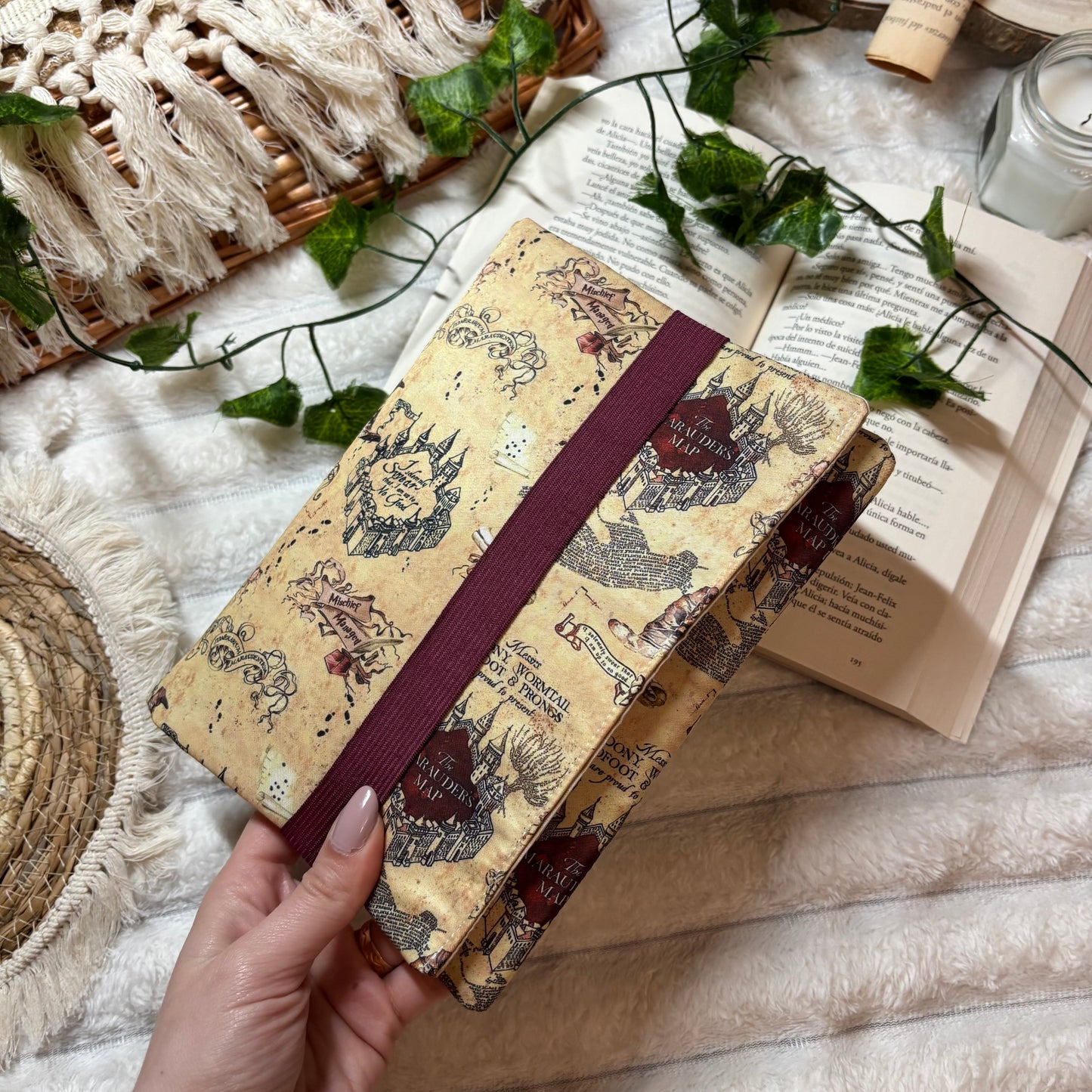 Funda de solapas para ebook mapa merodeador