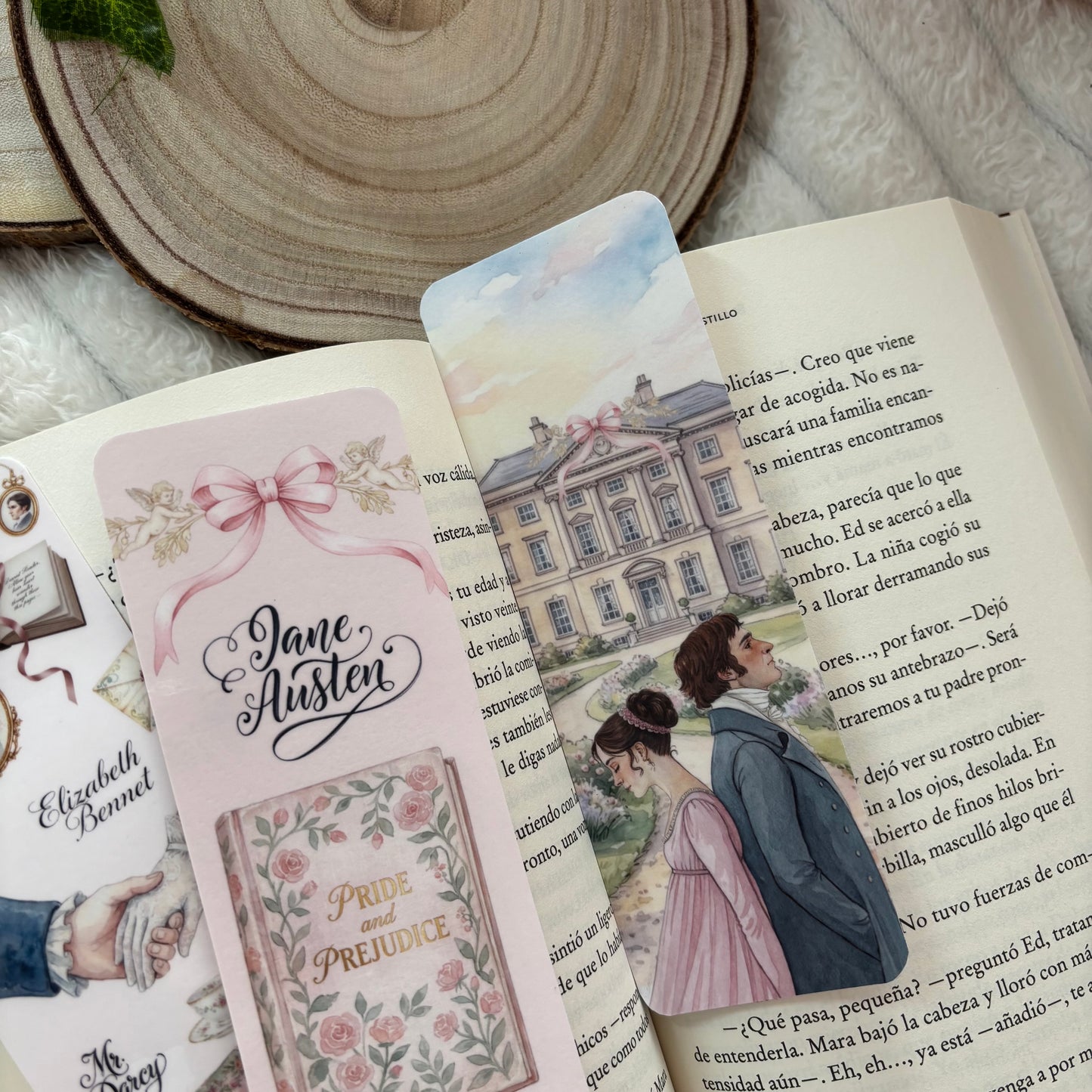 Pack 3 marcapáginas Orgullo y prejuicio
