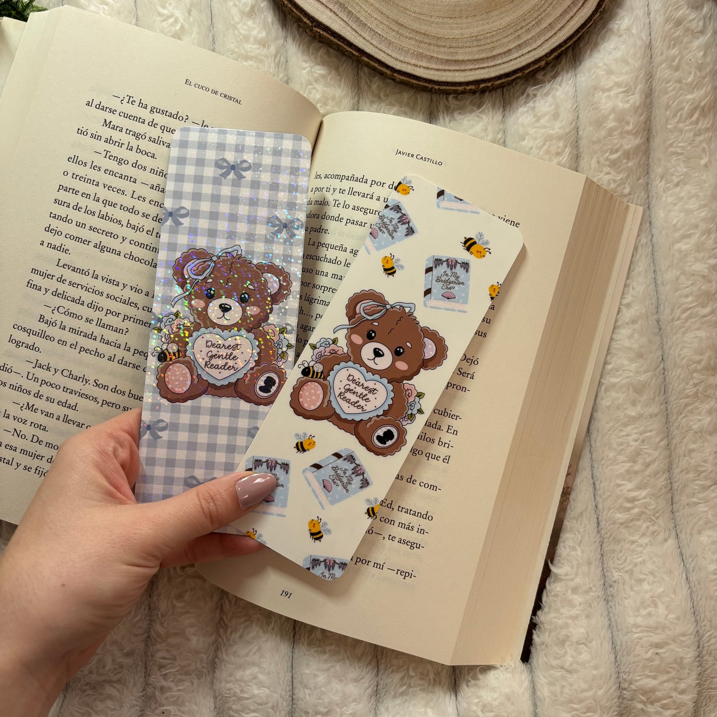 Pack 2 marcapáginas Dearest gentle reader Bridgerton