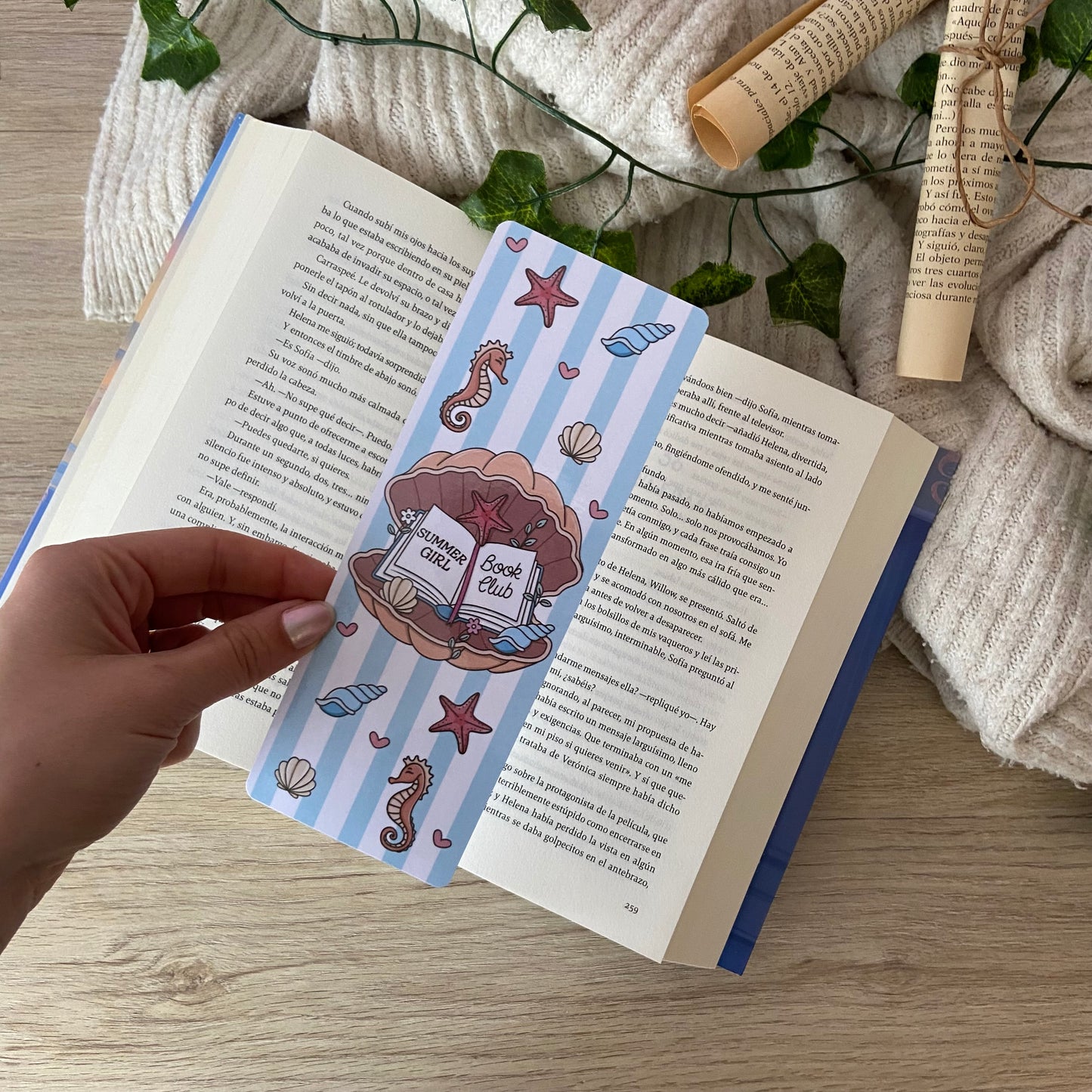 Marcapáginas Summer girl bookclub