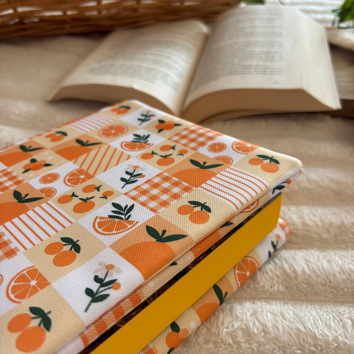 Funda ajustable naranjada impermeable