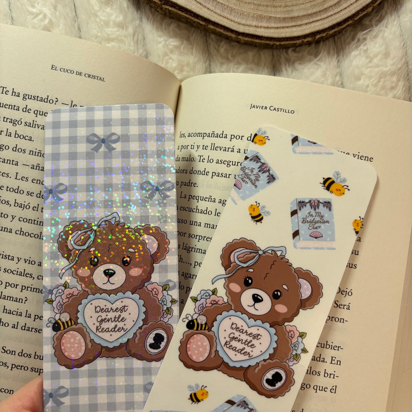 Pack 2 marcapáginas Dearest gentle reader Bridgerton