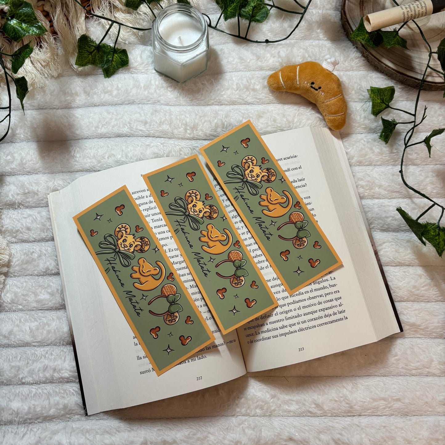 Marcapáginas El Rey León Hakuna Matata