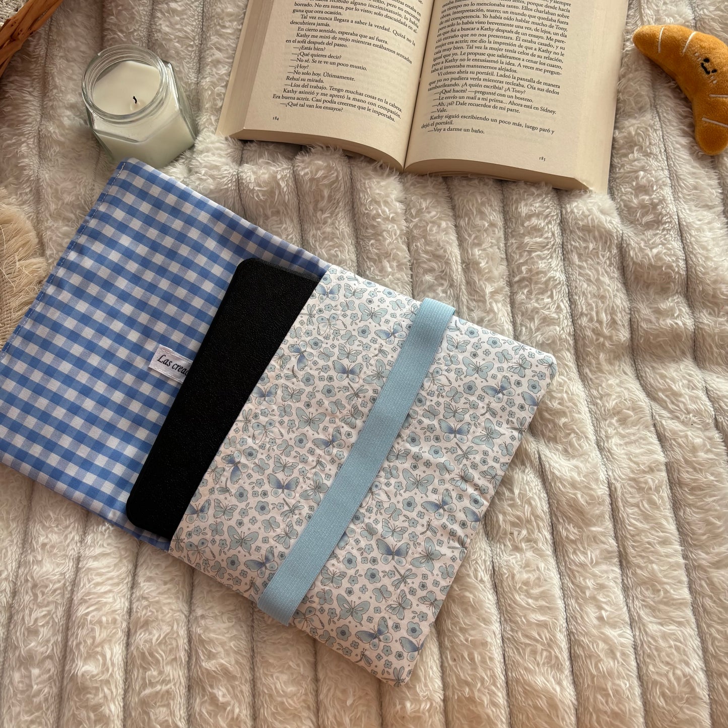 Funda de solapas para ebook blue happiness