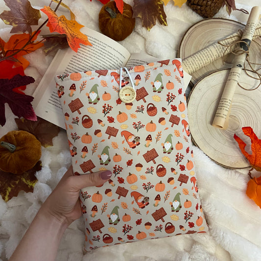Funda literaria gnomos hello fall outlet