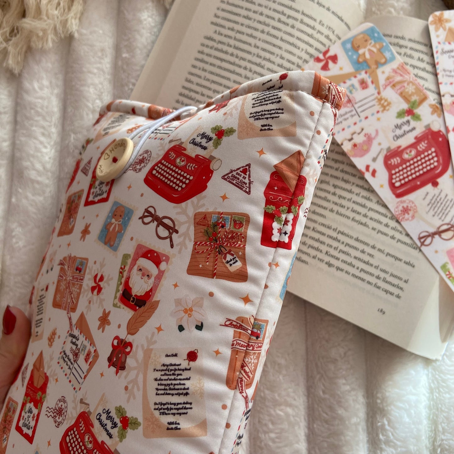 Funda literaria carta a santa claus