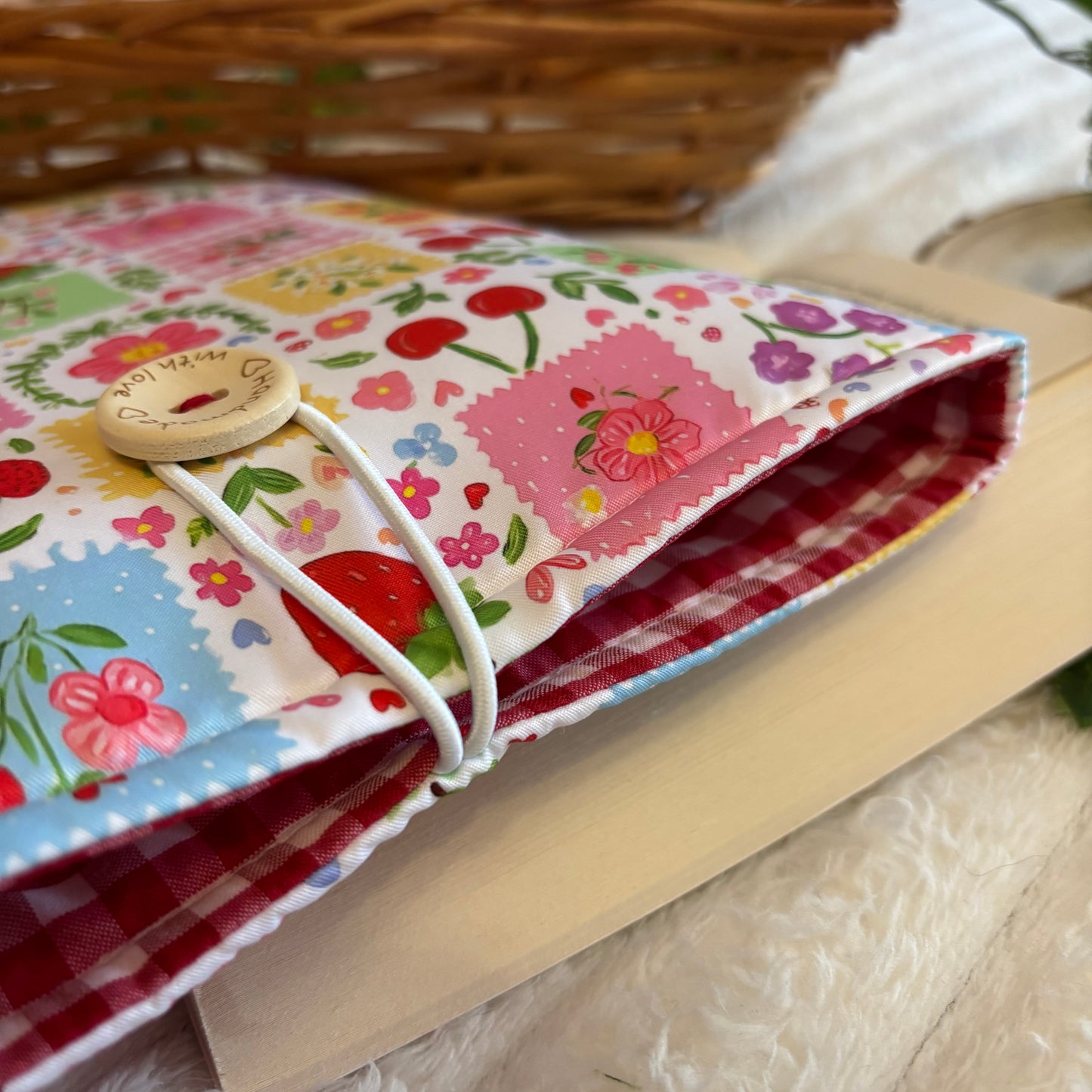 Funda literaria mix primaveral