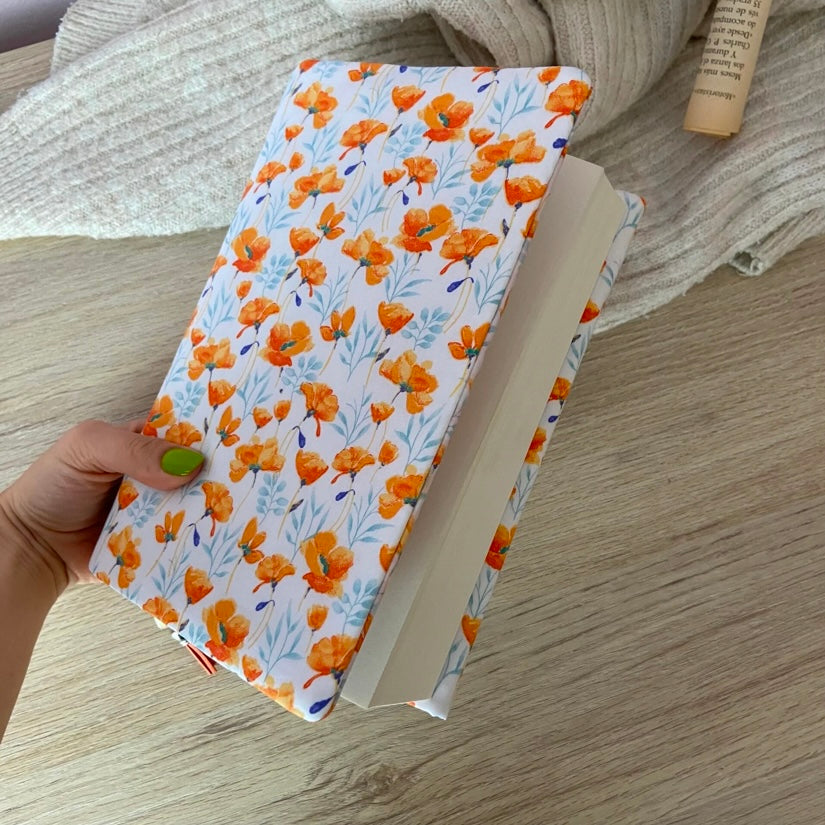 Funda ajustable amapolas outlet