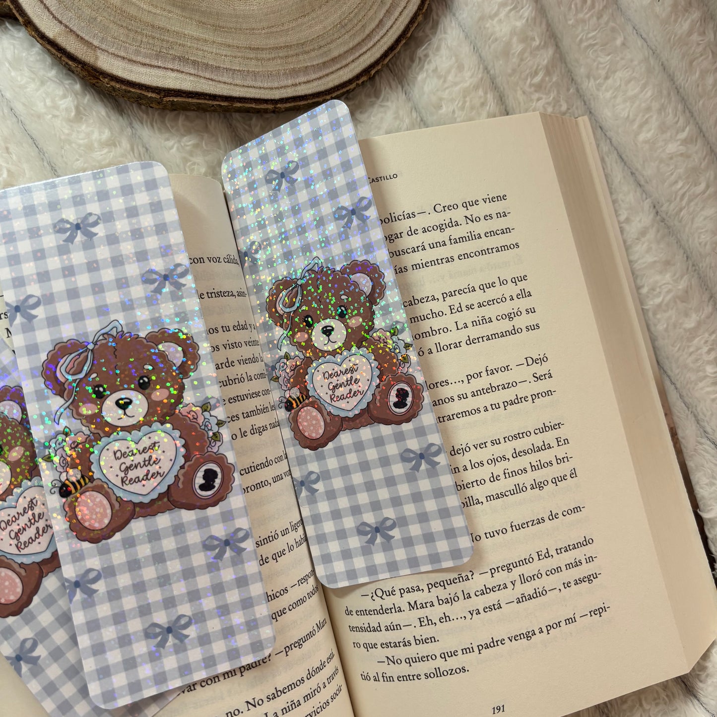 Pack 2 marcapáginas Dearest gentle reader Bridgerton