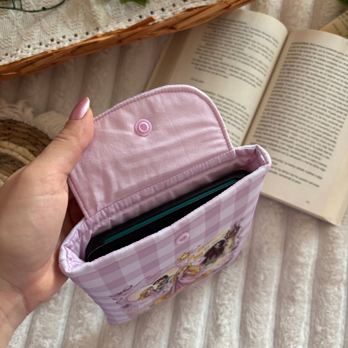 Funda kindle/kobo érase una vez Rapunzel impermeable