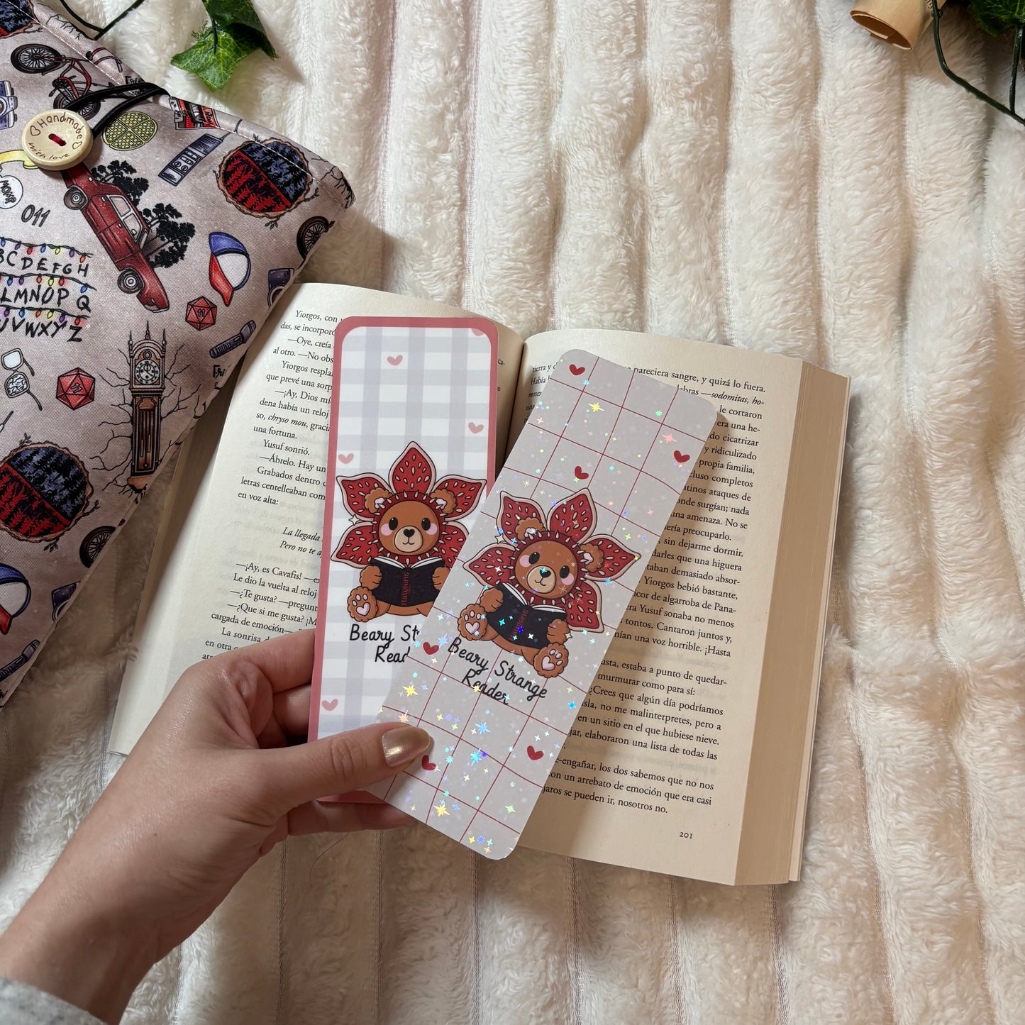 Pack 2 marcapáginas Beary Strange Reader