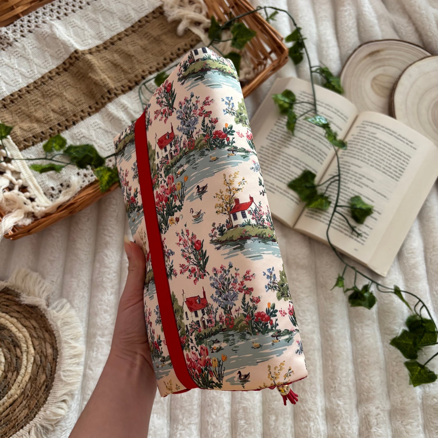 Funda ajustable pueblo primaveral