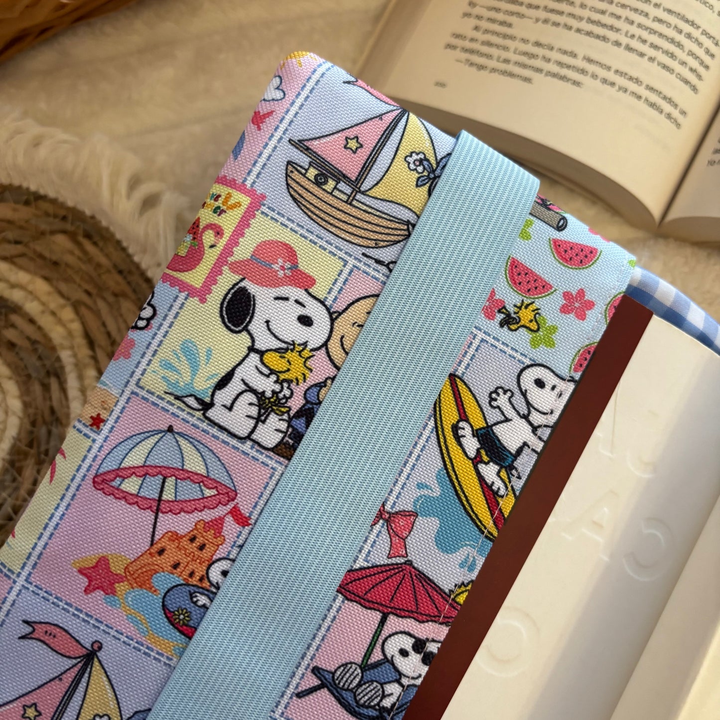 Funda ajustable Snoopy en verano impermeable