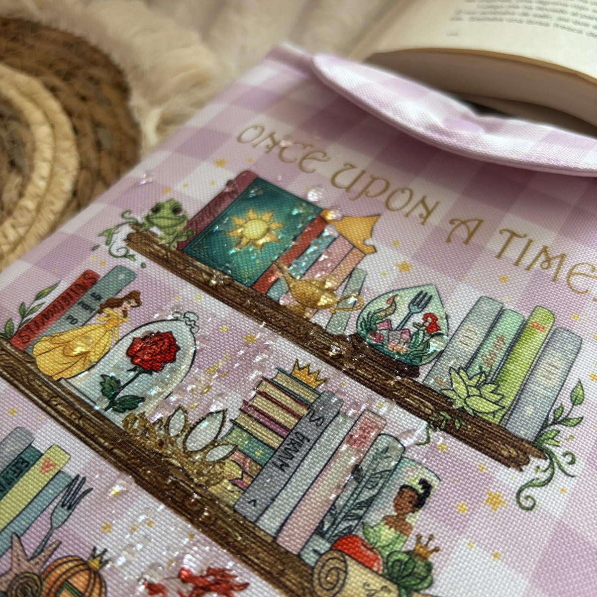 Funda kindle/kobo estantería princesas Disney impermeable