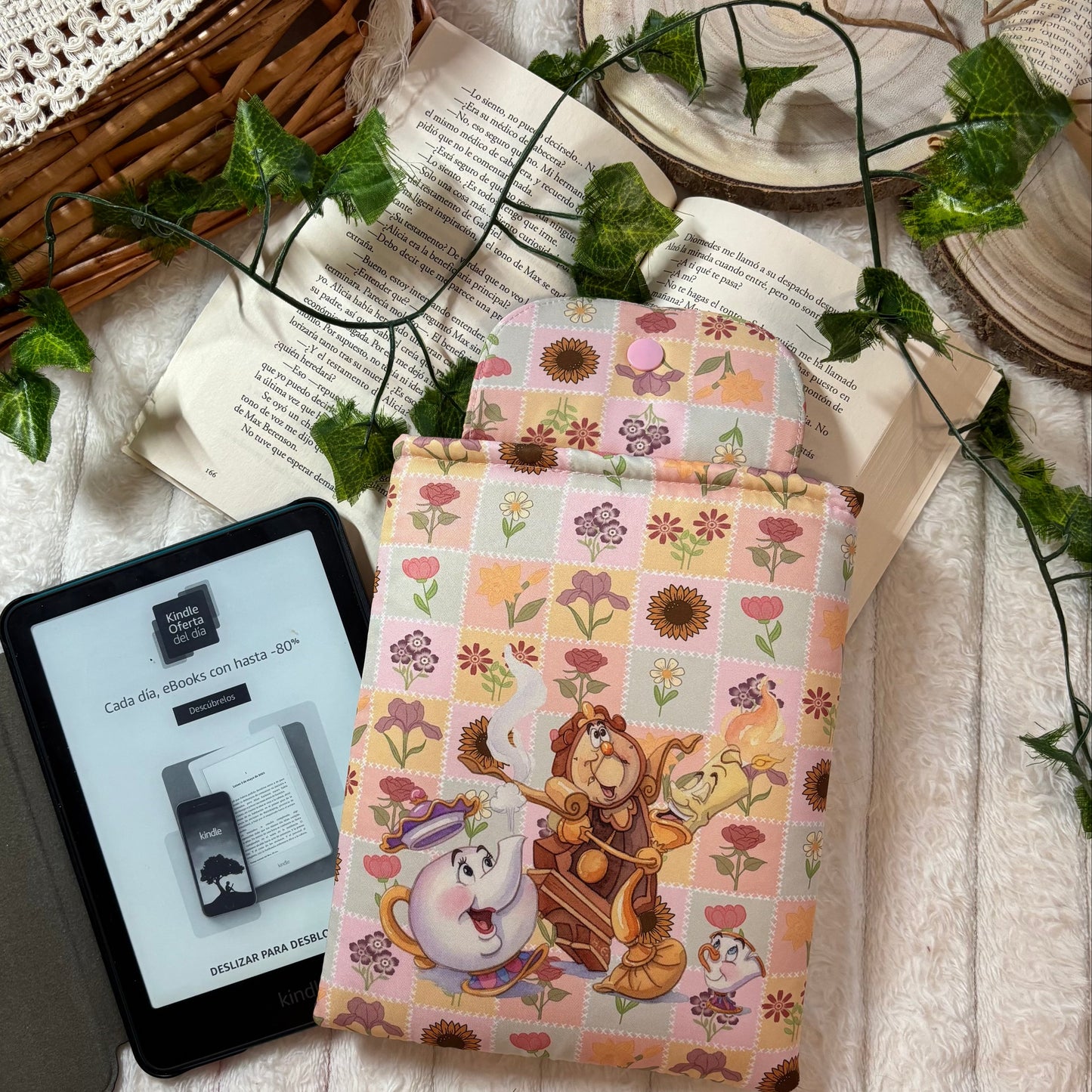 Funda kindle/kobo libra colour Bella en primavera