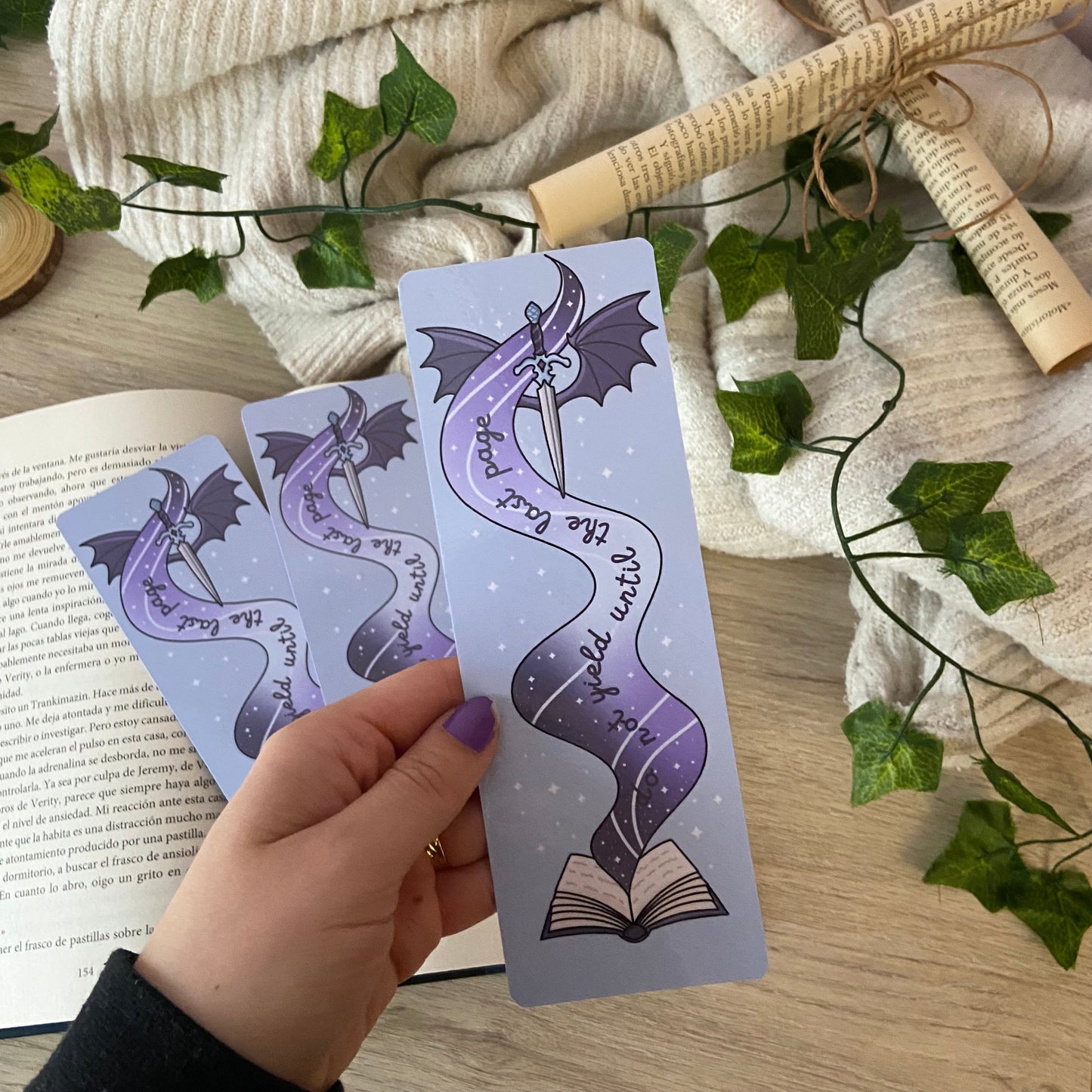 Marcapáginas Do not yield until the last page
