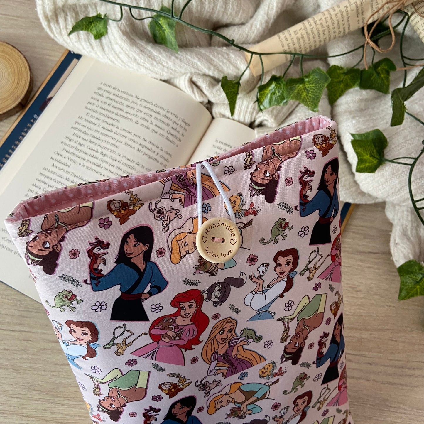 Funda literaria princesas Disney