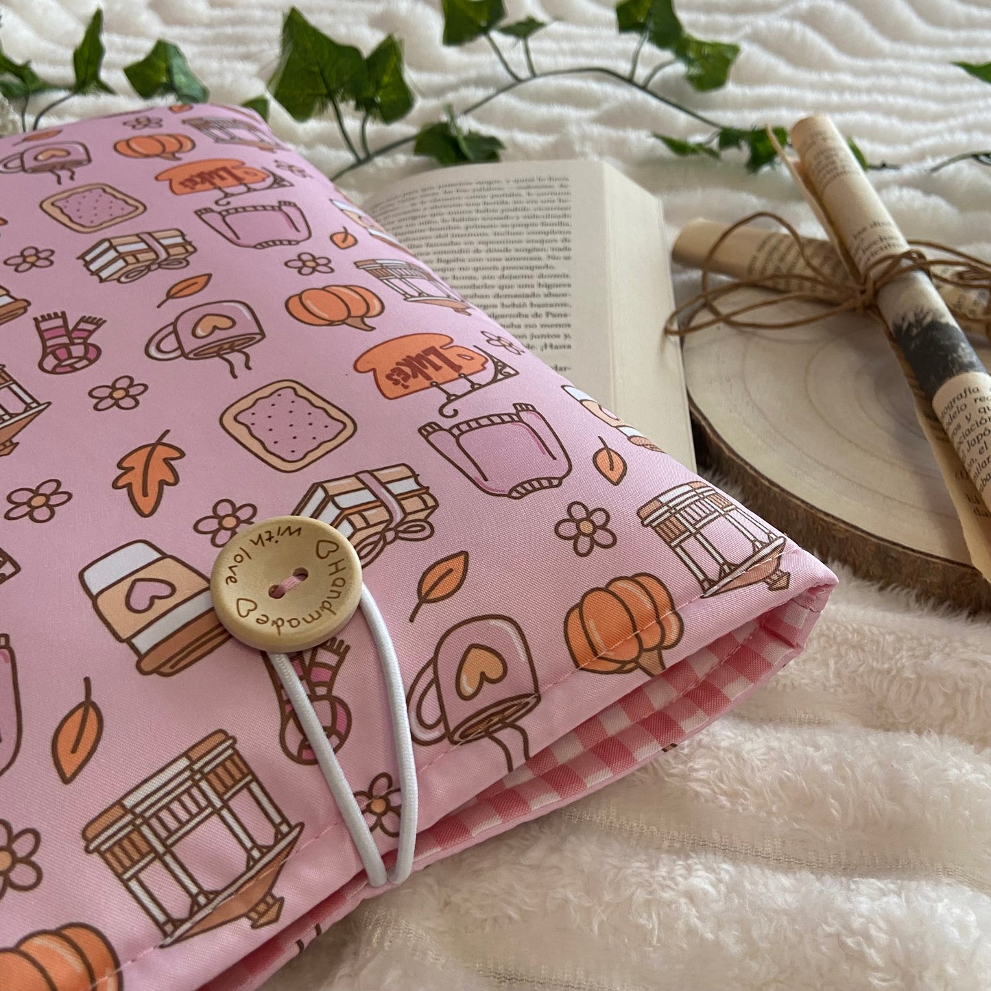 Funda literaria Gilmore girls en rosa