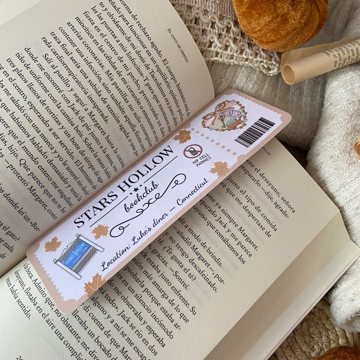 Marcapáginas Stars Hollow bookclub