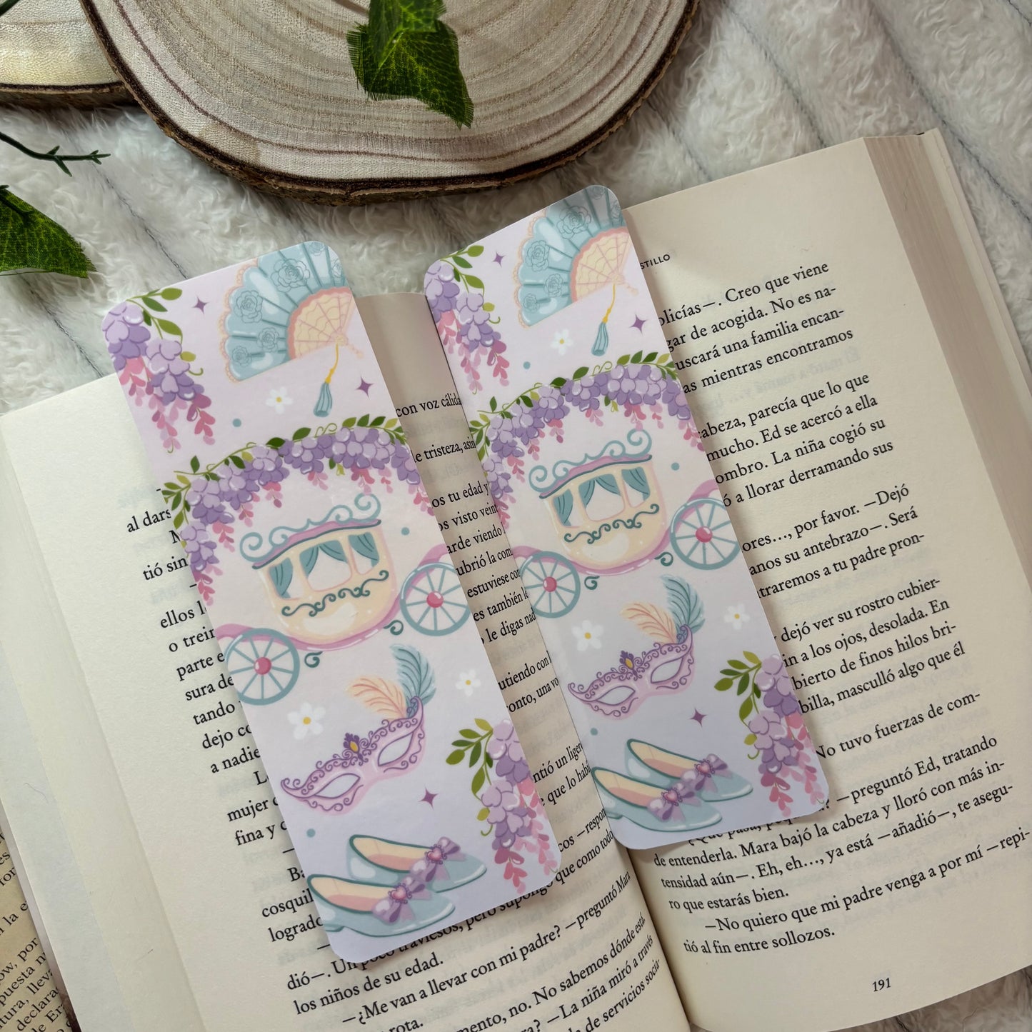 Marcapáginas carruaje Bridgerton