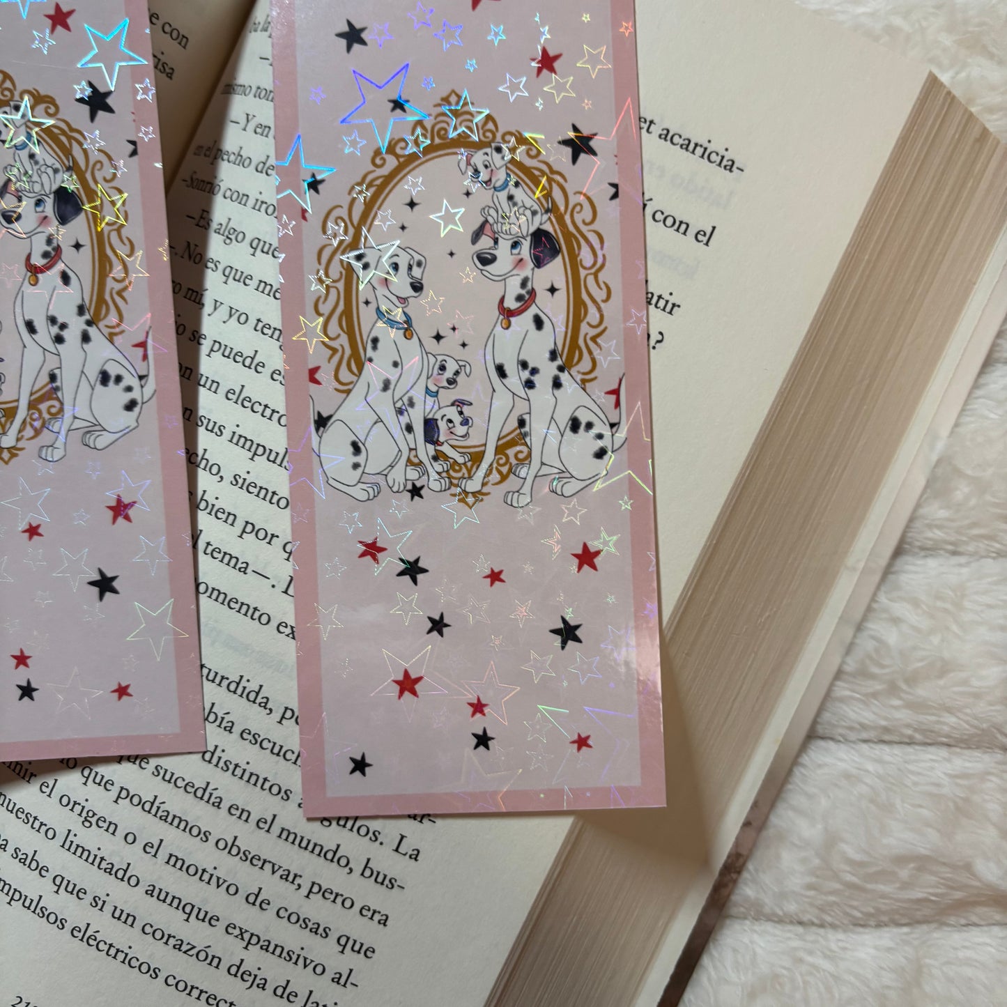 Marcapáginas 101 Dálmatas holográfico