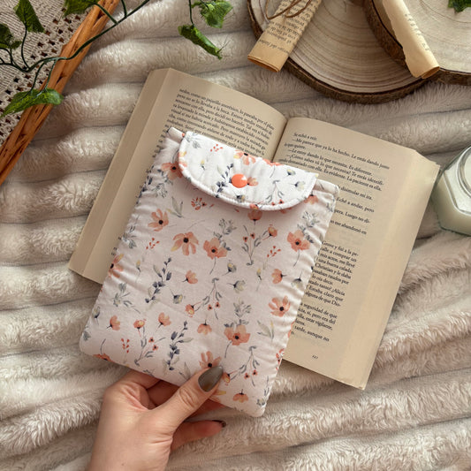 Funda para ebook amapolas