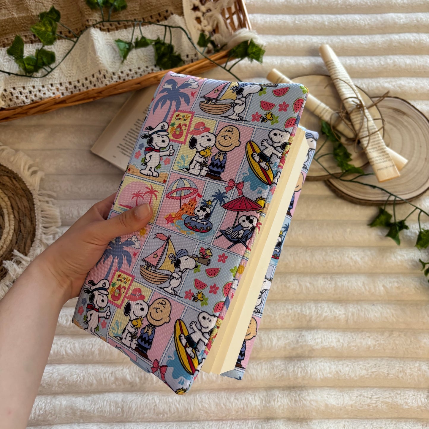 Funda ajustable Snoopy en verano impermeable