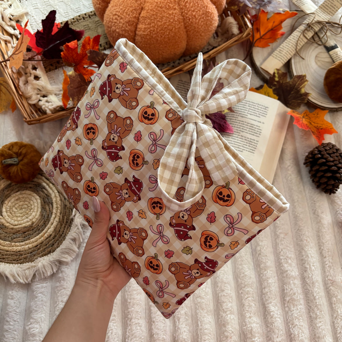 Funda literaria ositos spooky