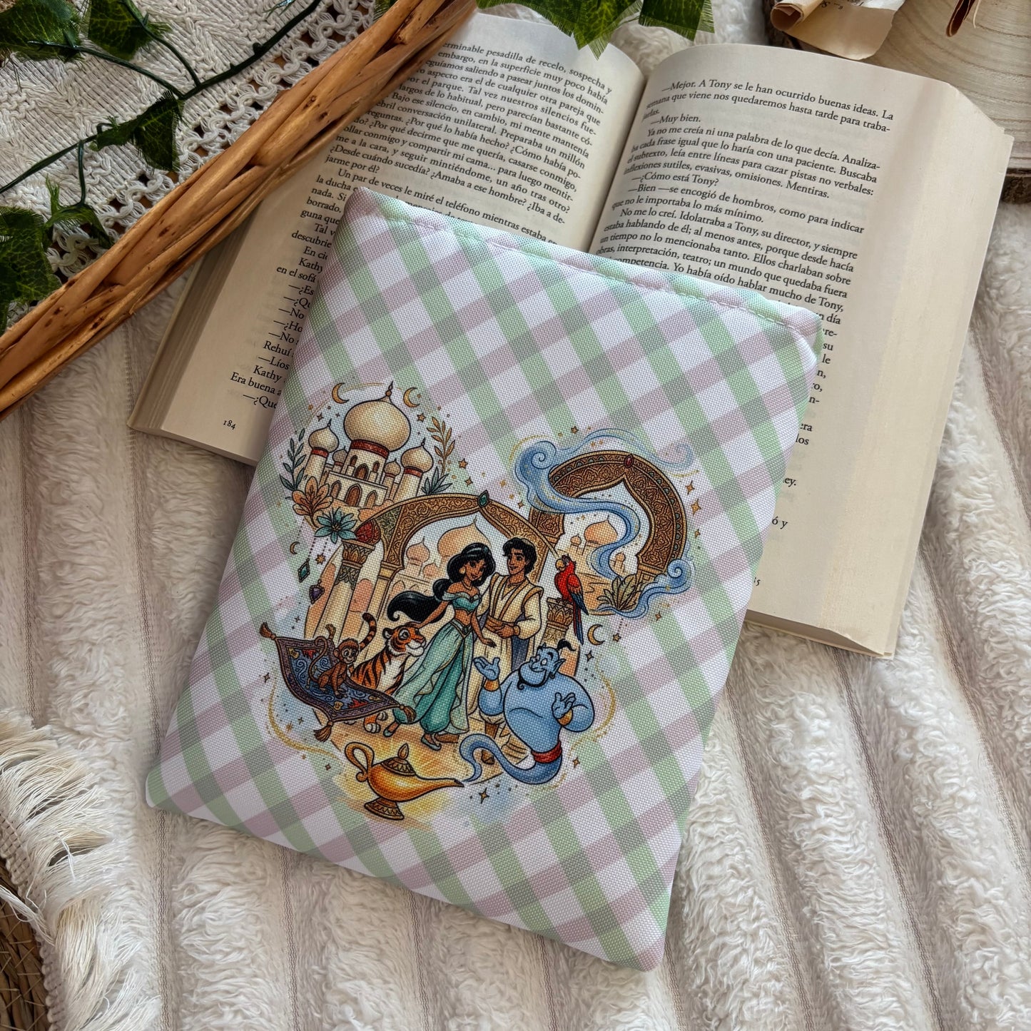 Funda kindle/kobo princesa Jasmín impermeable