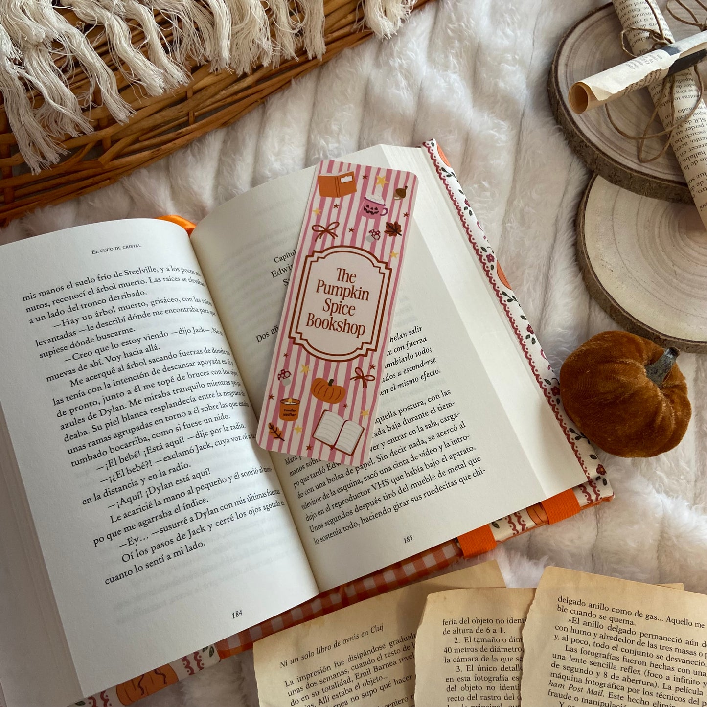 Marcapáginas The pumpkin spice bookshop