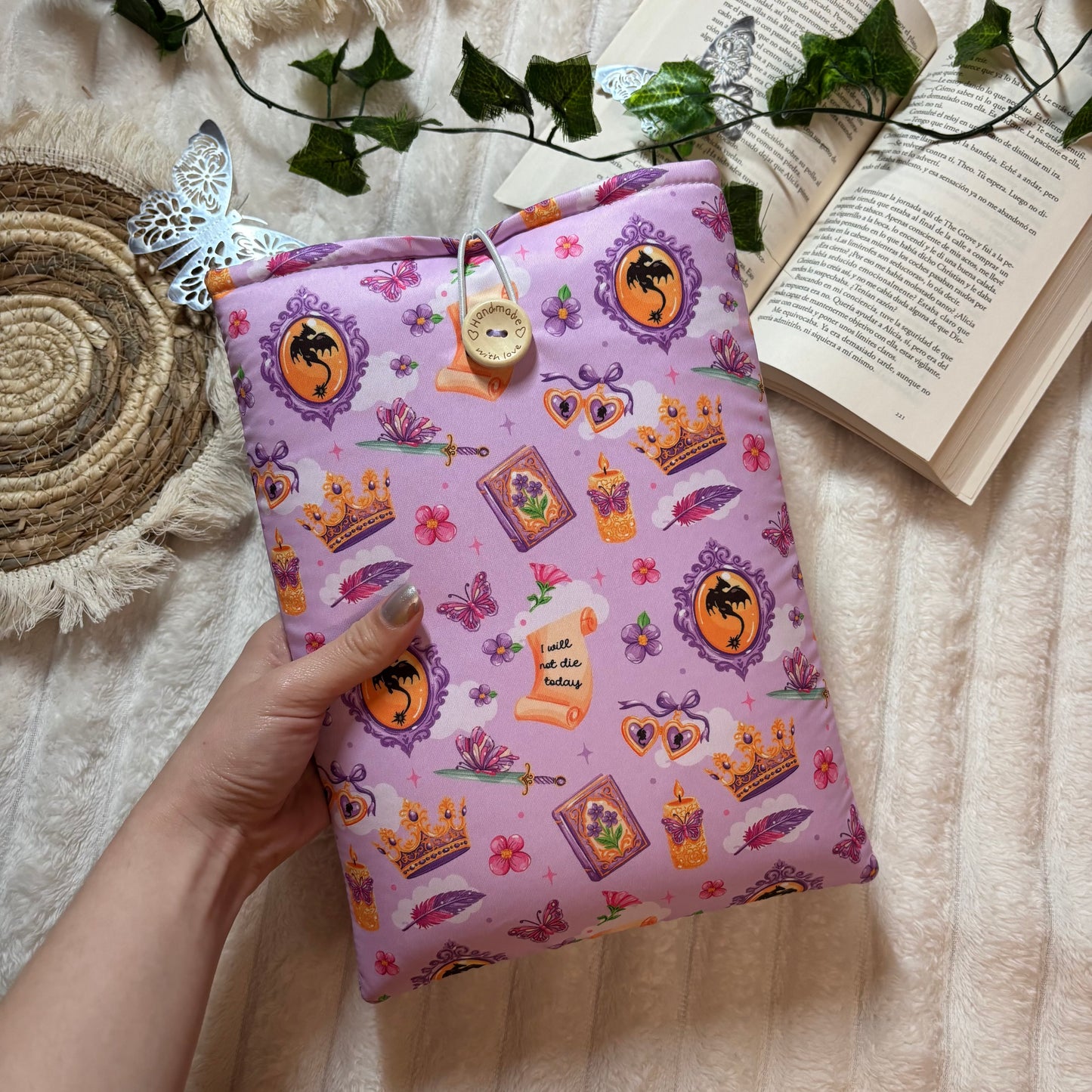 Funda literaria I will not die today