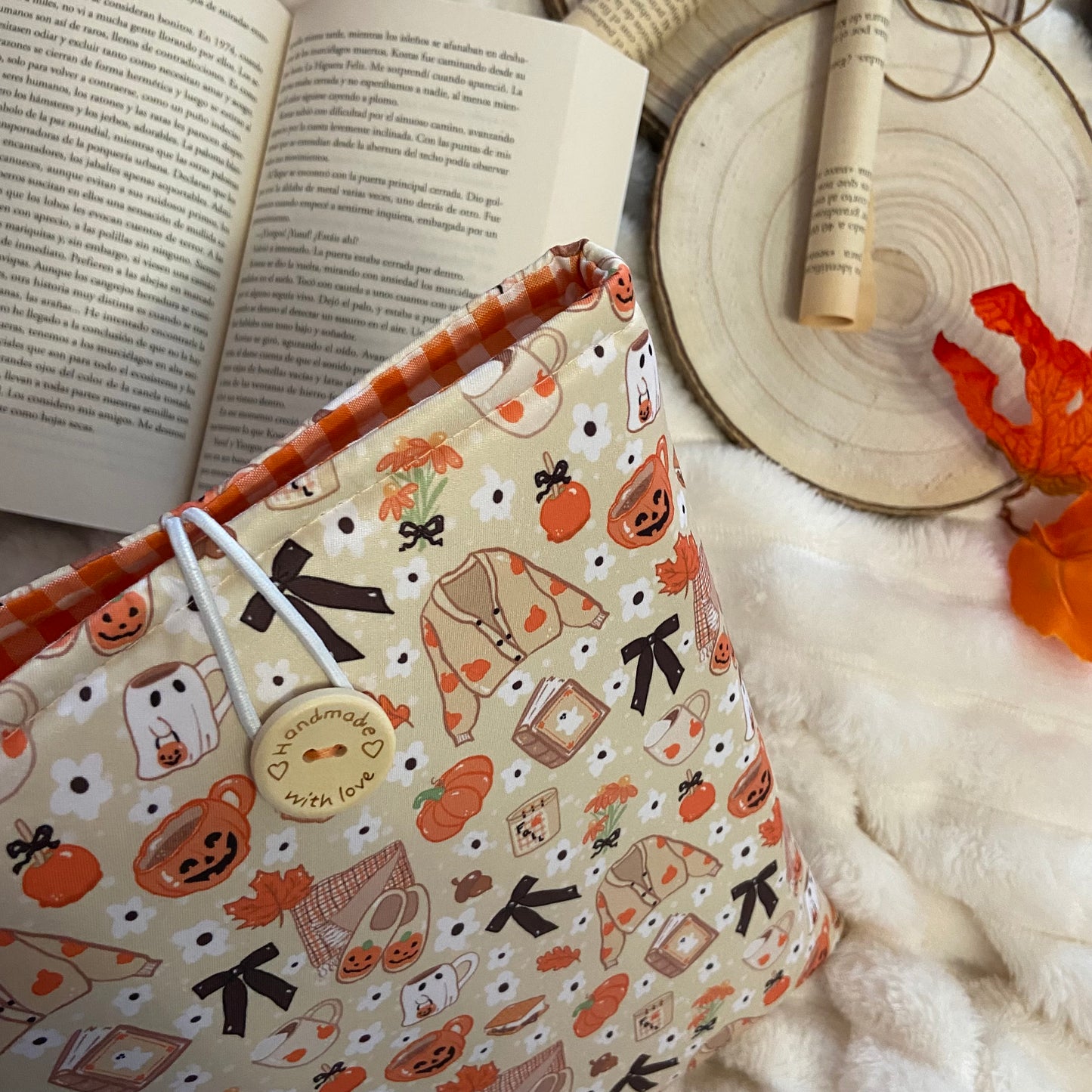 Funda literaria spooky time