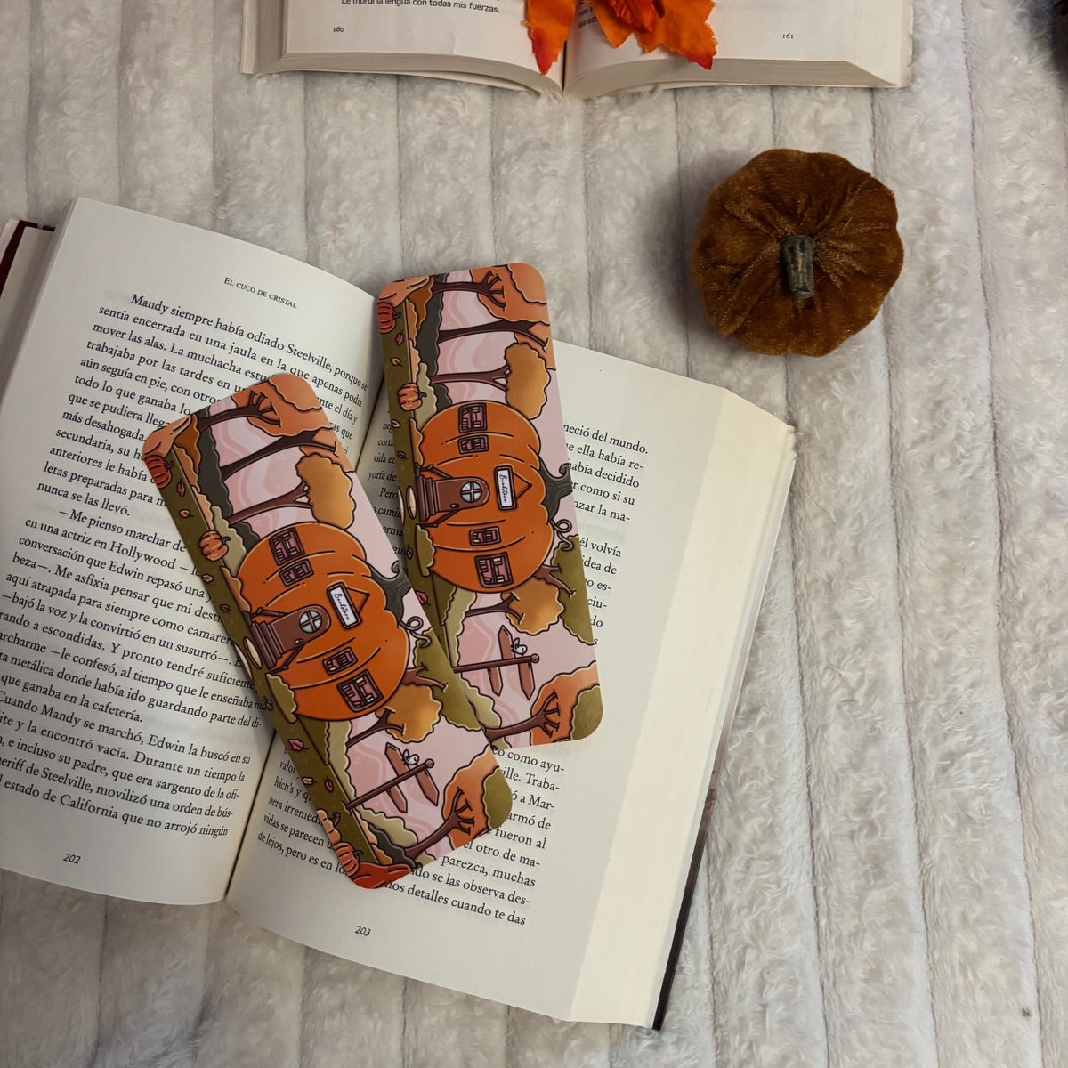 Marcapáginas calabaza mágica