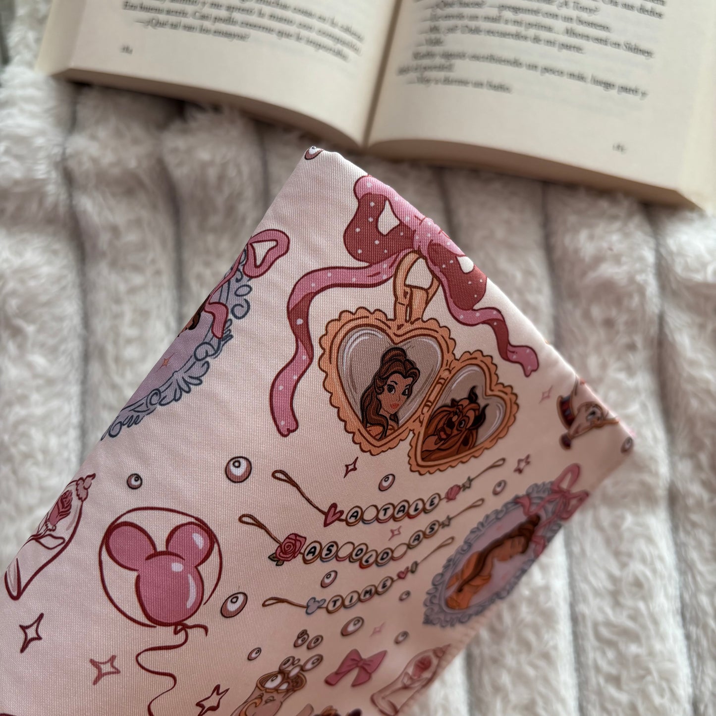 Funda de solapas para ebook Tale as old as time Bella y Bestia