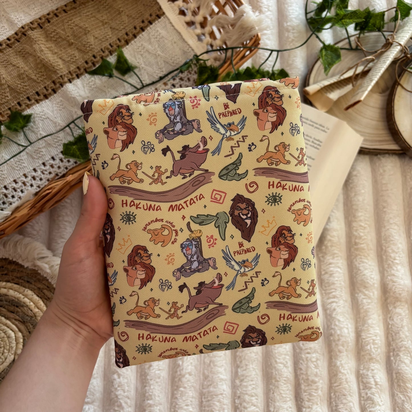 Funda kindle/kobo Rey León impermeable