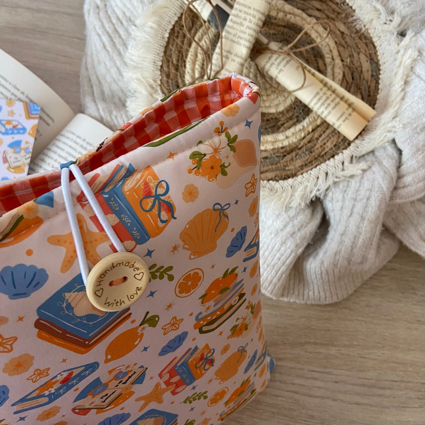 Funda literaria summer and books