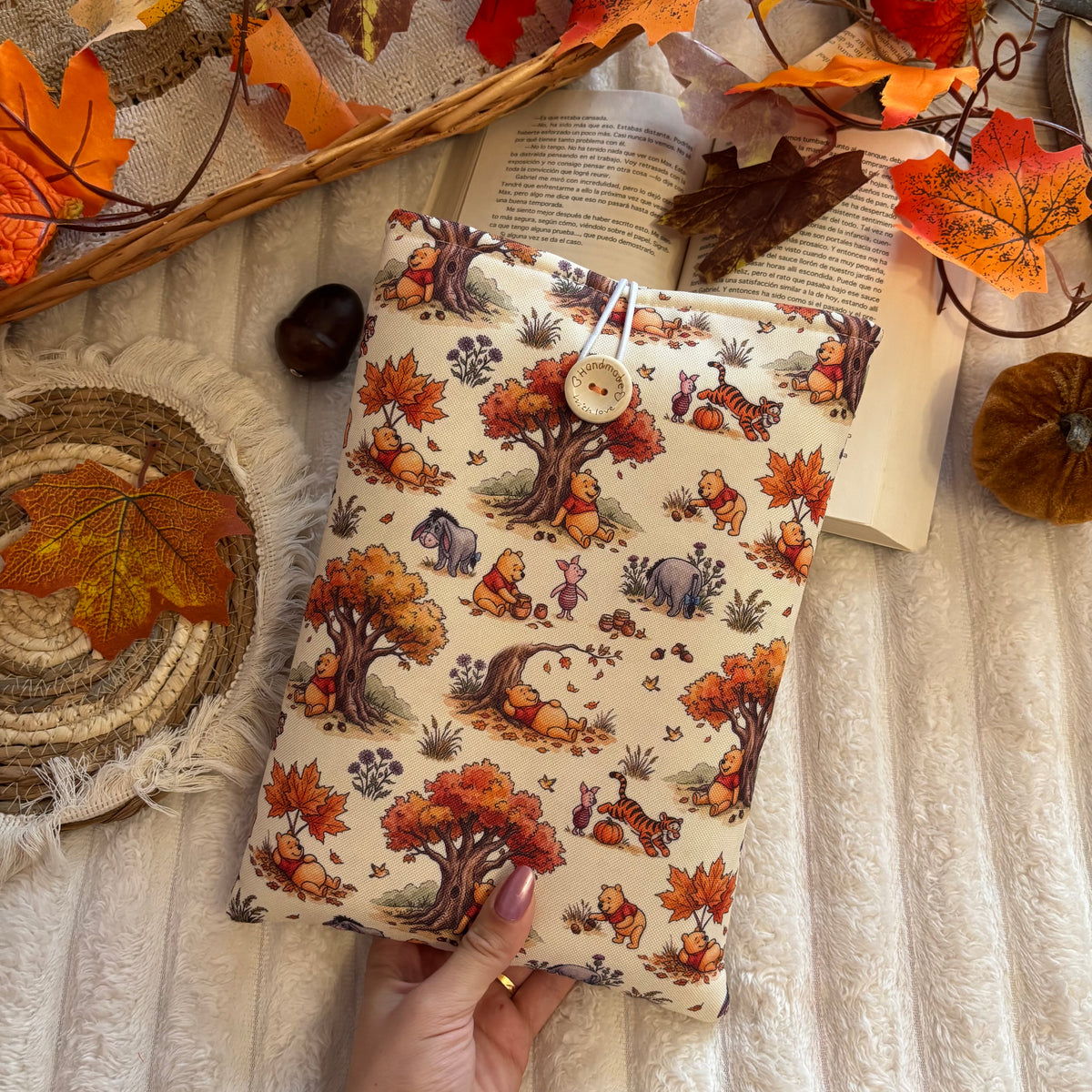 Funda literaria Winnie otoñal impermeable