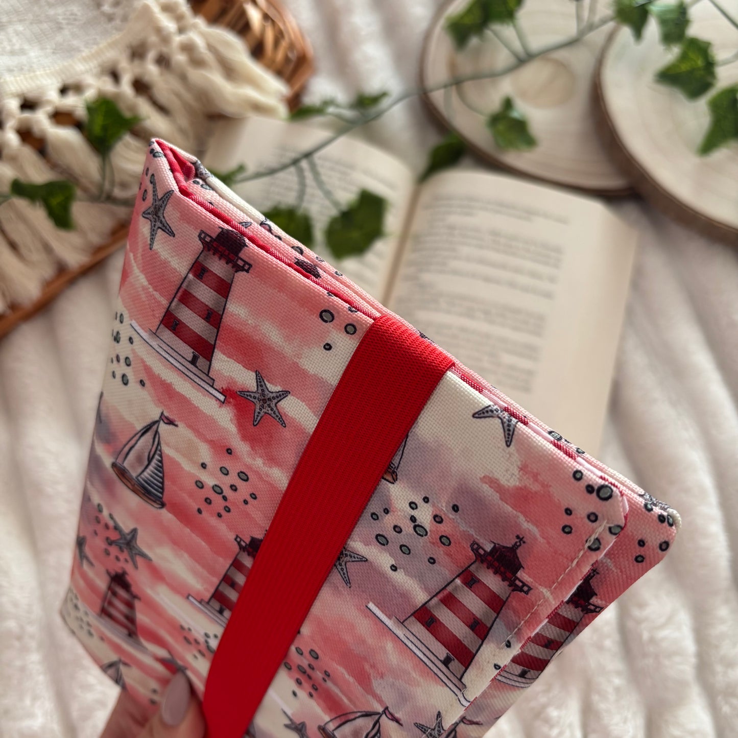 Funda de solapas para ebook faros impermeable