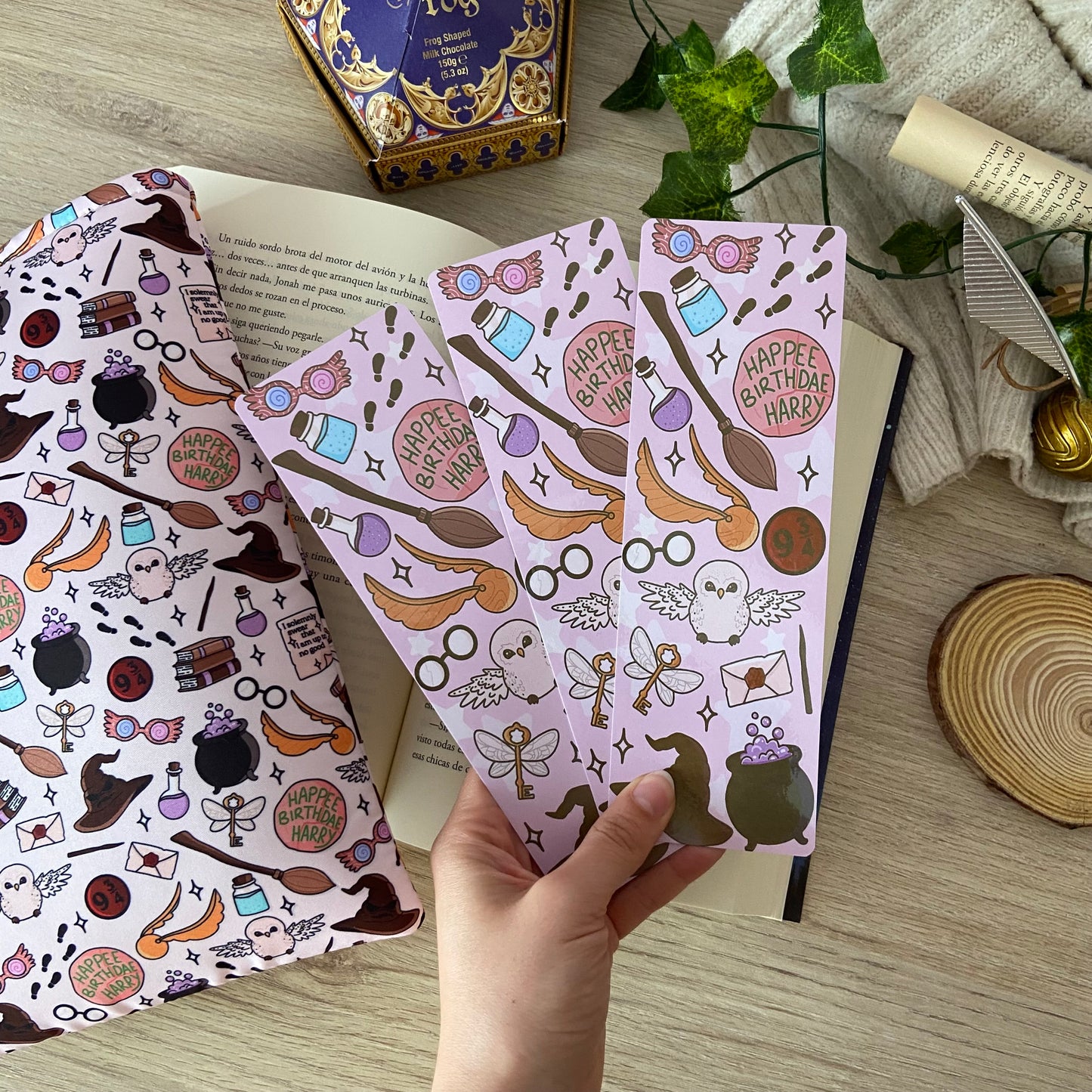 Funda literaria Harry Potter