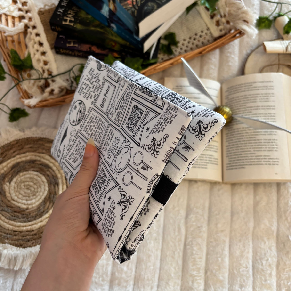Funda para ebook con solapa Quidditch